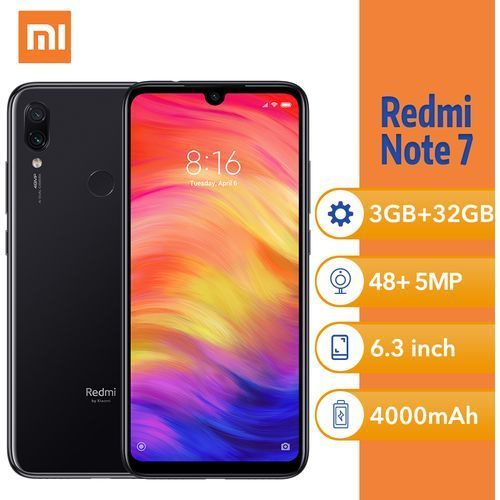 chocolate Chairman Effectively XIAOMI (Mi) Redmi Note 7 6.3-Inch FHD (3GB, 32GB ROM) Android 9.0 (Pie)  (48MP + 5MP) + 13MP 4G Face & Fingerprint ID – Space Black – ddpatech